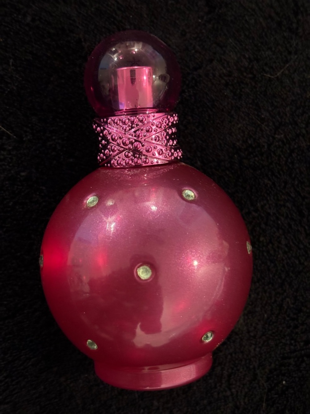 Britney Spears Pink Jeweled Perfume Bottle